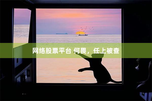 网络股票平台 何畏，任上被查